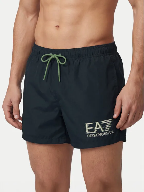 EA7 Emporio Armani Плувни шорти 7M001678 AF21069 UB102 Тъмносин Regular Fit – Мъжки бански