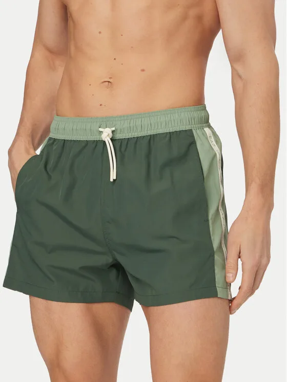 EA7 Emporio Armani Плувни шорти 7M001679 AF21070 M7130 Зелен Regular Fit – Мъжки бански
