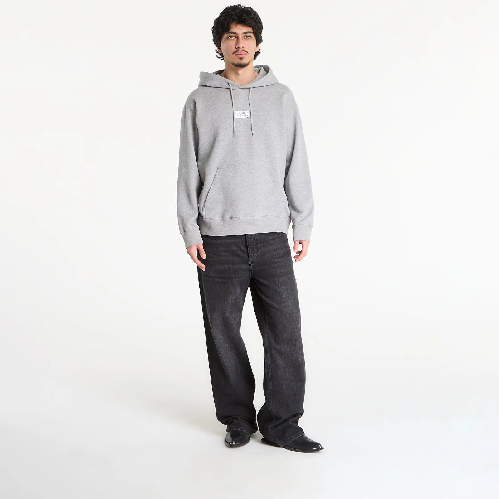 Мъжки суитшърт MM6 Maison Margiela SH0GU0042M25025853M сив – Grey – Мъжки суитшърти без цип
