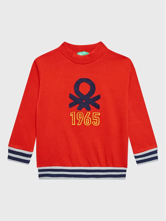 United Colors Of Benetton Суитшърт 3J68G104C Червен Regular Fit – Мъжки суитшърти без цип
