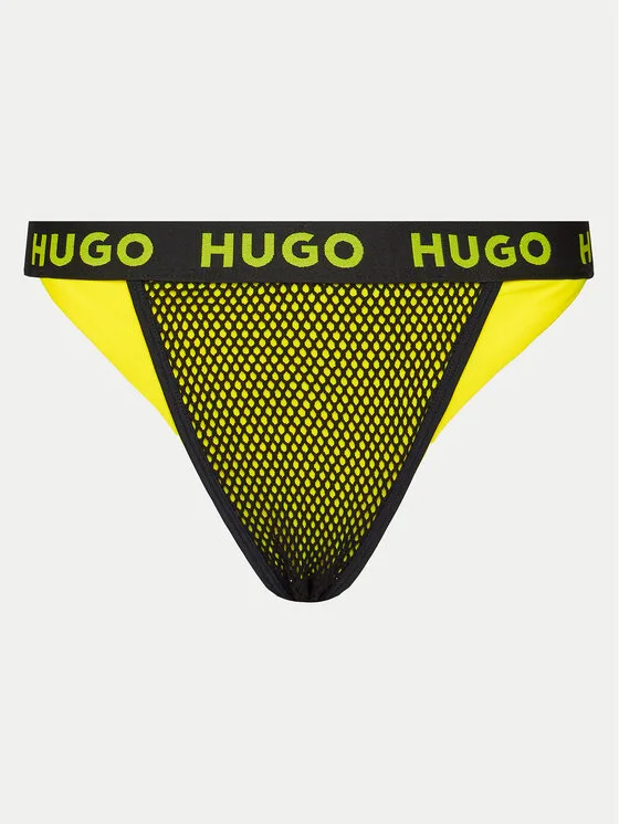 Дамско долнище на бански HUGO Hazel жълто – Дамски бикини бански