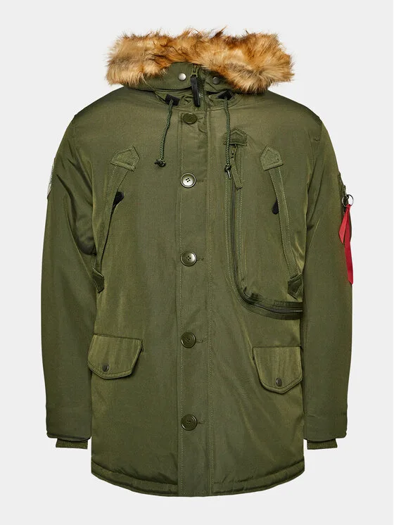 Мъжко зимно яке Alpha Industries Polar каки – Мъжки зимни якета