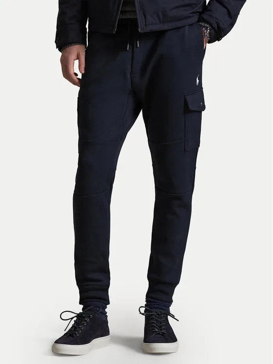 Polo Ralph Lauren Долнище анцуг 710980340500 Тъмносин Regular Fit – Мъжки спортни панталони