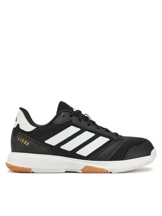Дамски обувки за зала adidas Ligra 8 Indoor черни – Черен – Обувки за спортове на закрито