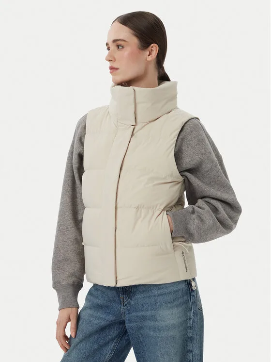 Columbia Жилетка за костюм Amaze Puff™ 2164724 Кремав Regular Fit – Дамски елеци