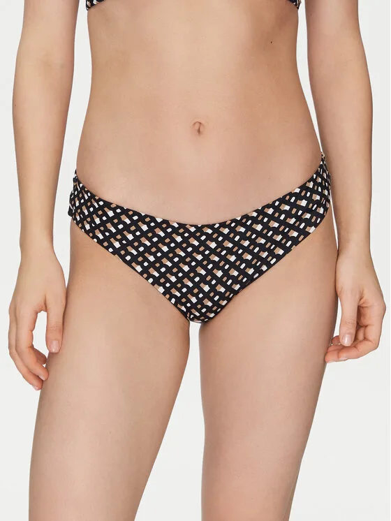 BOSS Долнище на бански BB Monogram Classic 50535285 Черен – Дамски бикини бански