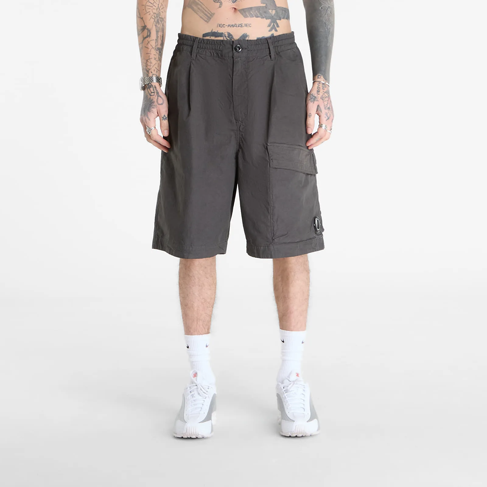 Къси панталони C.P. Company Cargo Shorts Gunmetal Grey 56 – Мъжки къси панталони