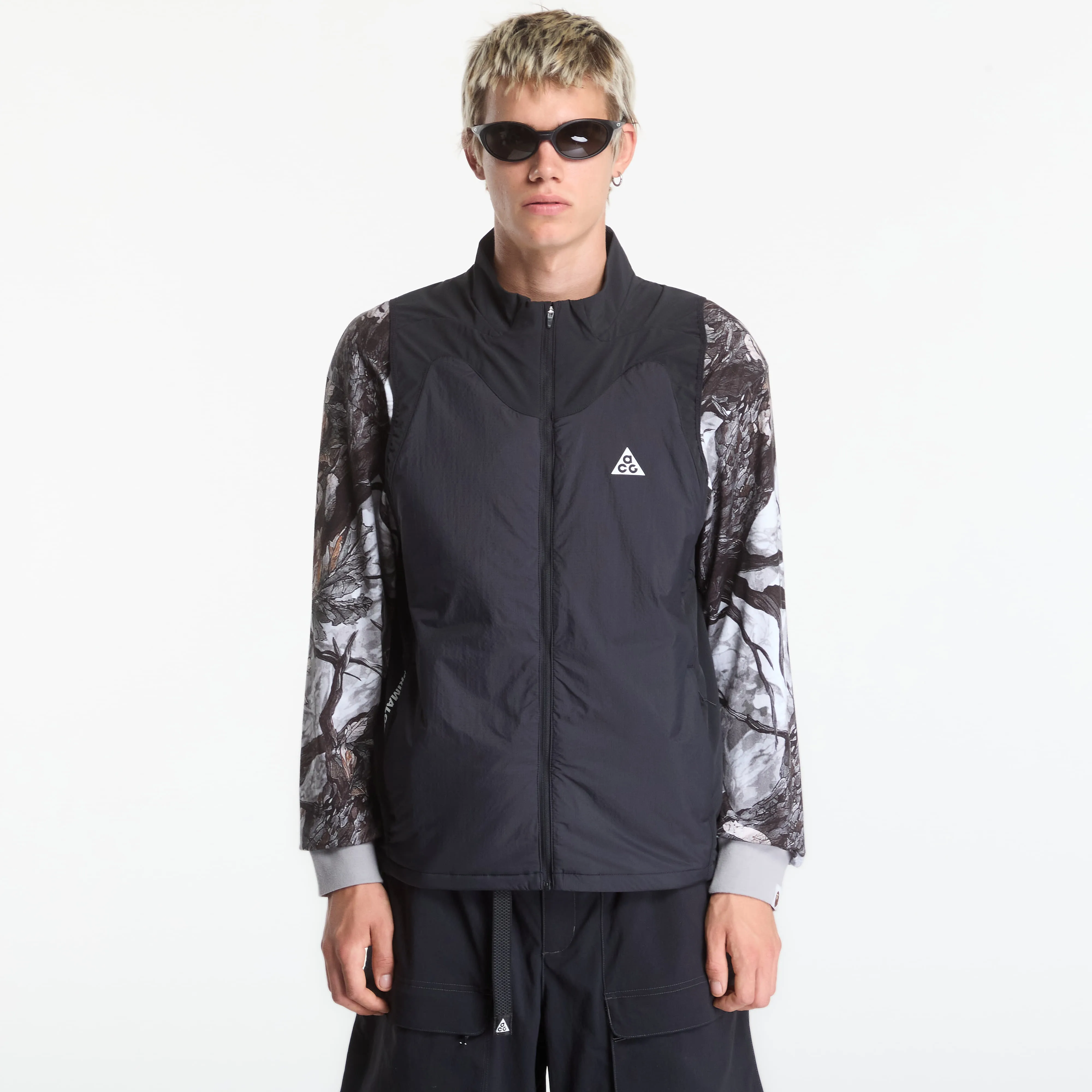 Мъжки елек Nike ACG "Rope de Dope" Therma-FIT ADV черен/бял – Black|Summit White – Мъжки елеци