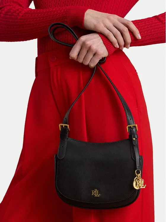 LAUREN RALPH LAUREN Дамска чанта 431P06070002 Черен – Crossbody чанти