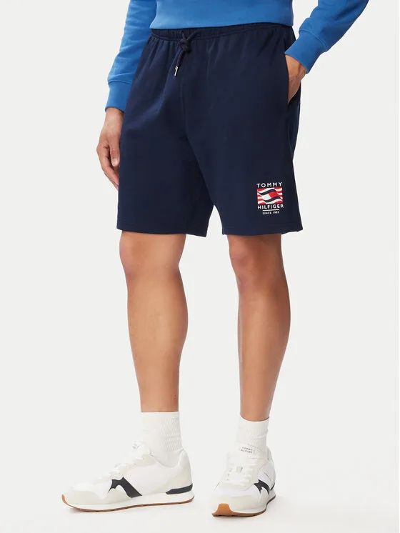 Мъжки спортни шорти Tommy Hilfiger Rwb тъмносини – Мъжки спортни къси панталони