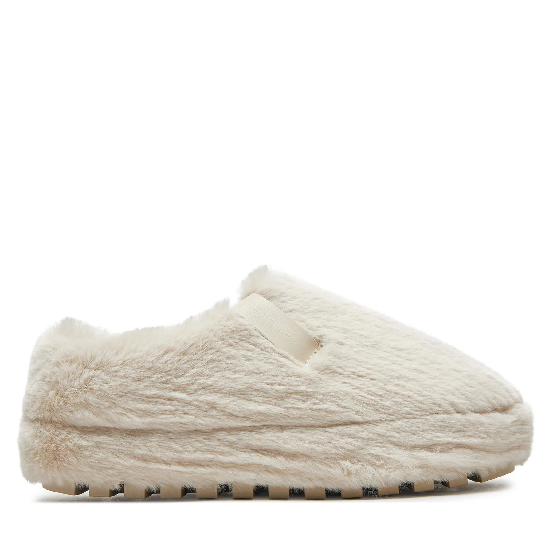 Дамски пантофи Calvin Klein Jeans Home Anke Slipper Wn Fur кремави