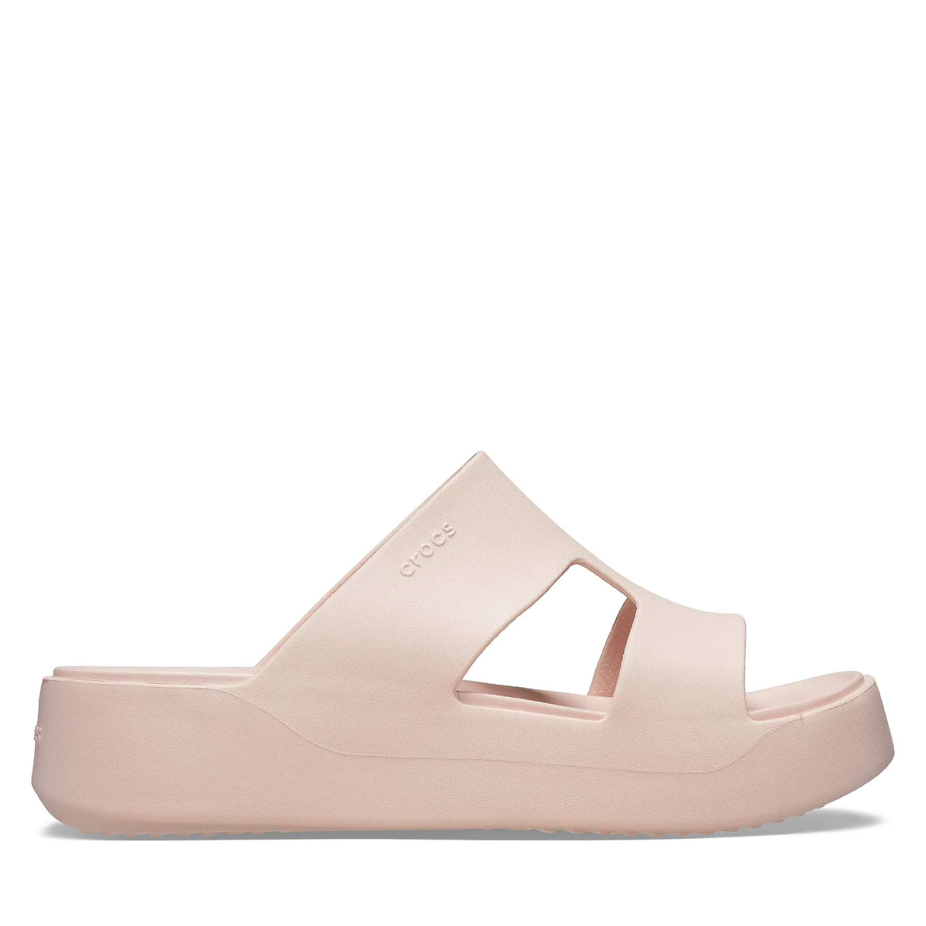 Чехли Crocs Getaway Platform H-Strap 209409 Екрю – Кремав – Дамски чехли