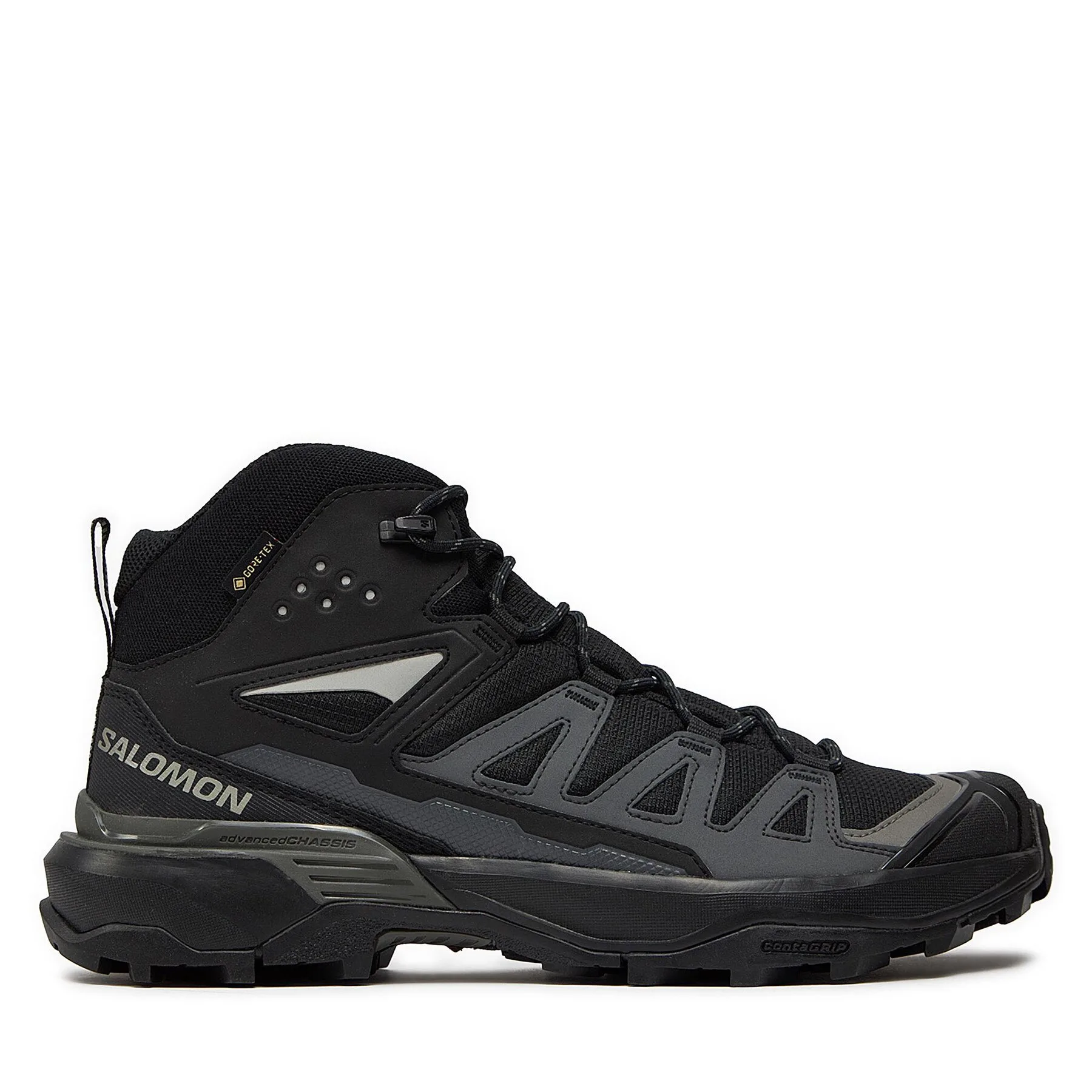 Туристически Salomon X Ultra 360 Mid Gore-Tex L47447600 Черен – Мъжки високи трекинг обувки