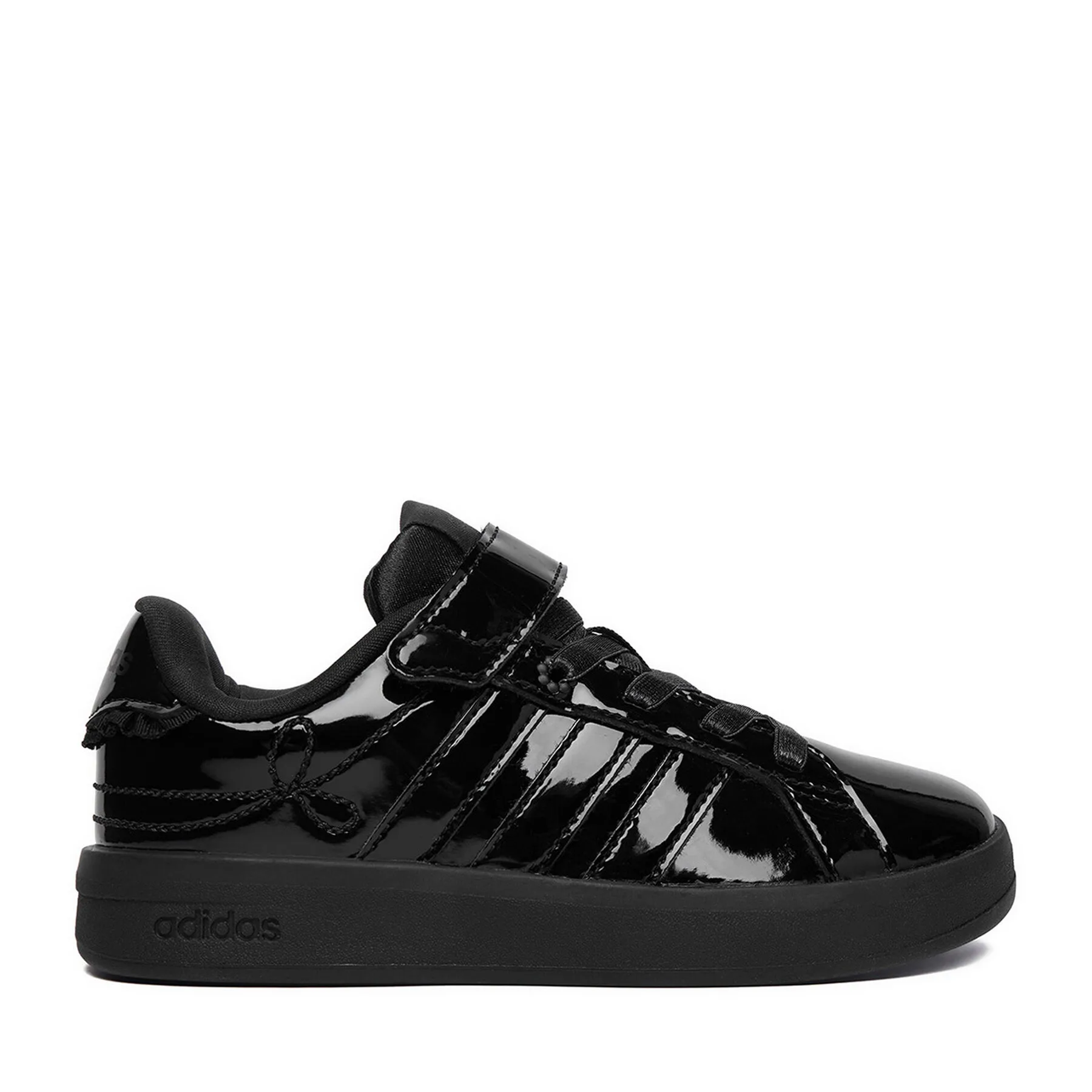 Детски маратонки adidas C-GRAND Court 3.0 Girls EL черни – Черен – Маратонки за момичета
