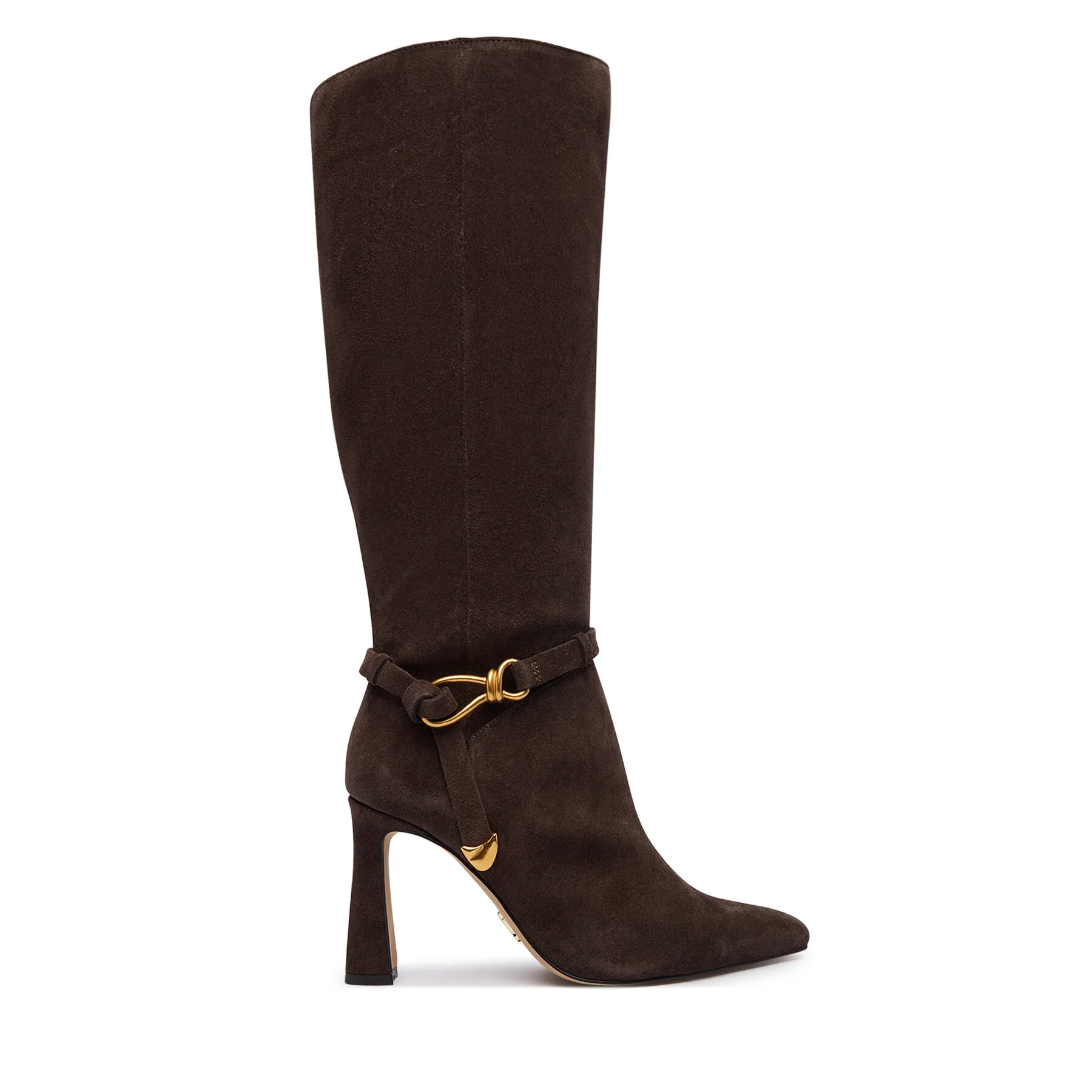 Ботуши Steve Madden Sirrens 11004776 Кафяв – Дамски ботуши на ток