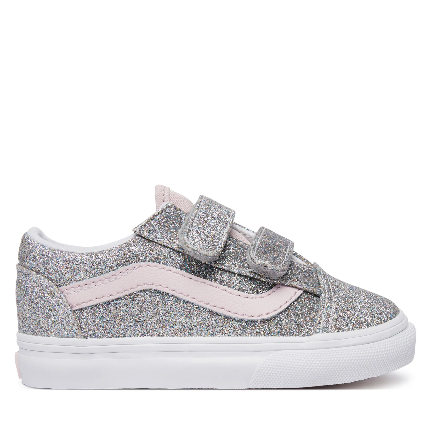 Детски кецове Vans Old Skool VN000VB2HN31 сребристи – Детски ниски кецове