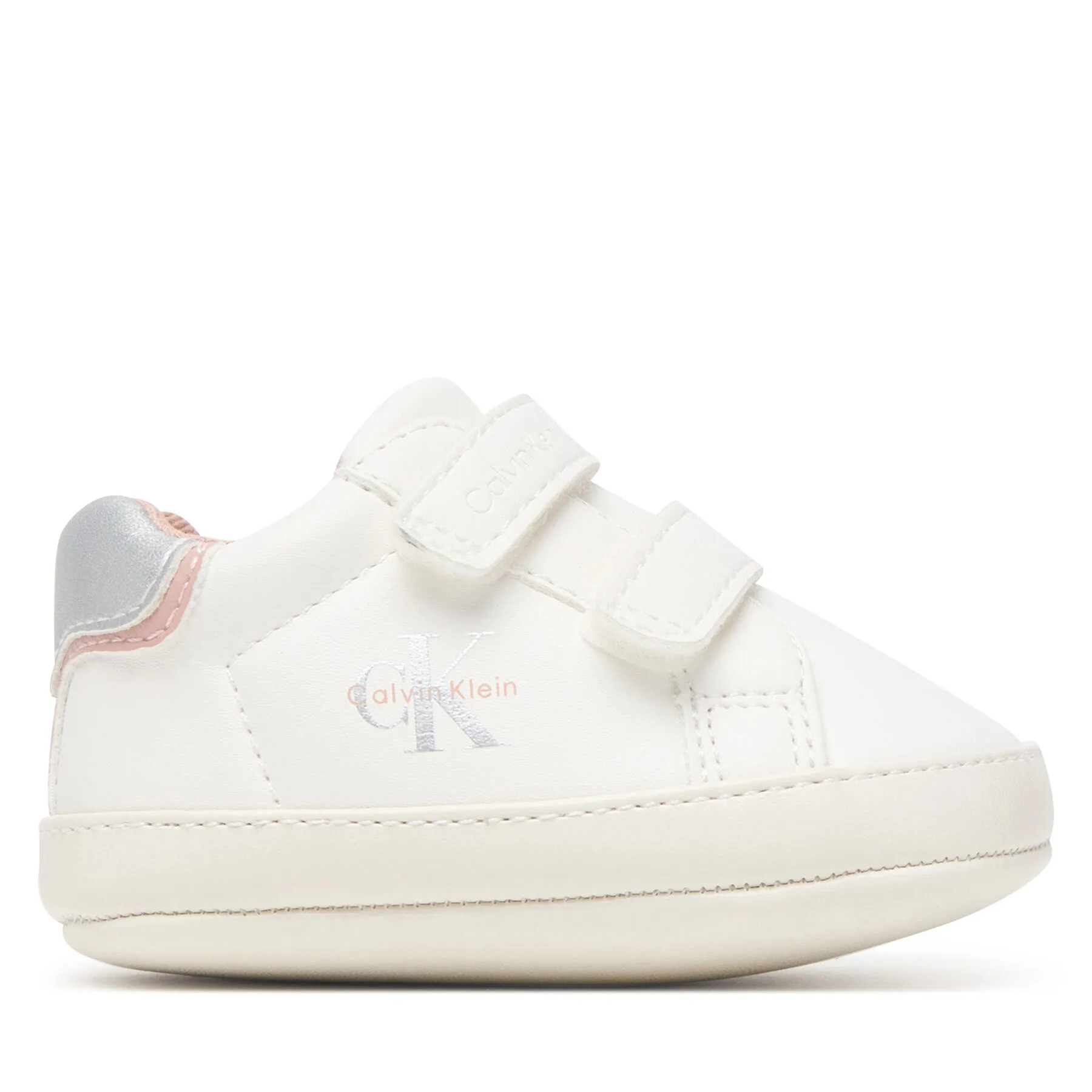 Сникърси Calvin Klein V0A9-83380-1582 Кремав – Маратонки за момичета