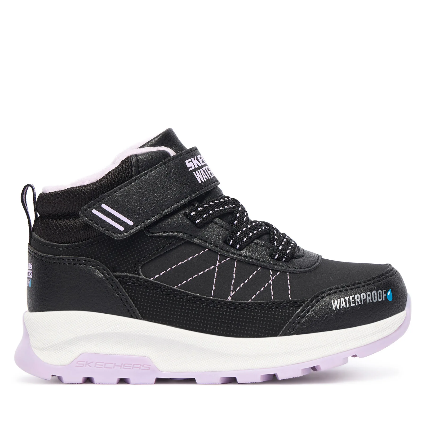 Детски зимни обувки Skechers Storm Blazer Arctic Mass черни – Черен
