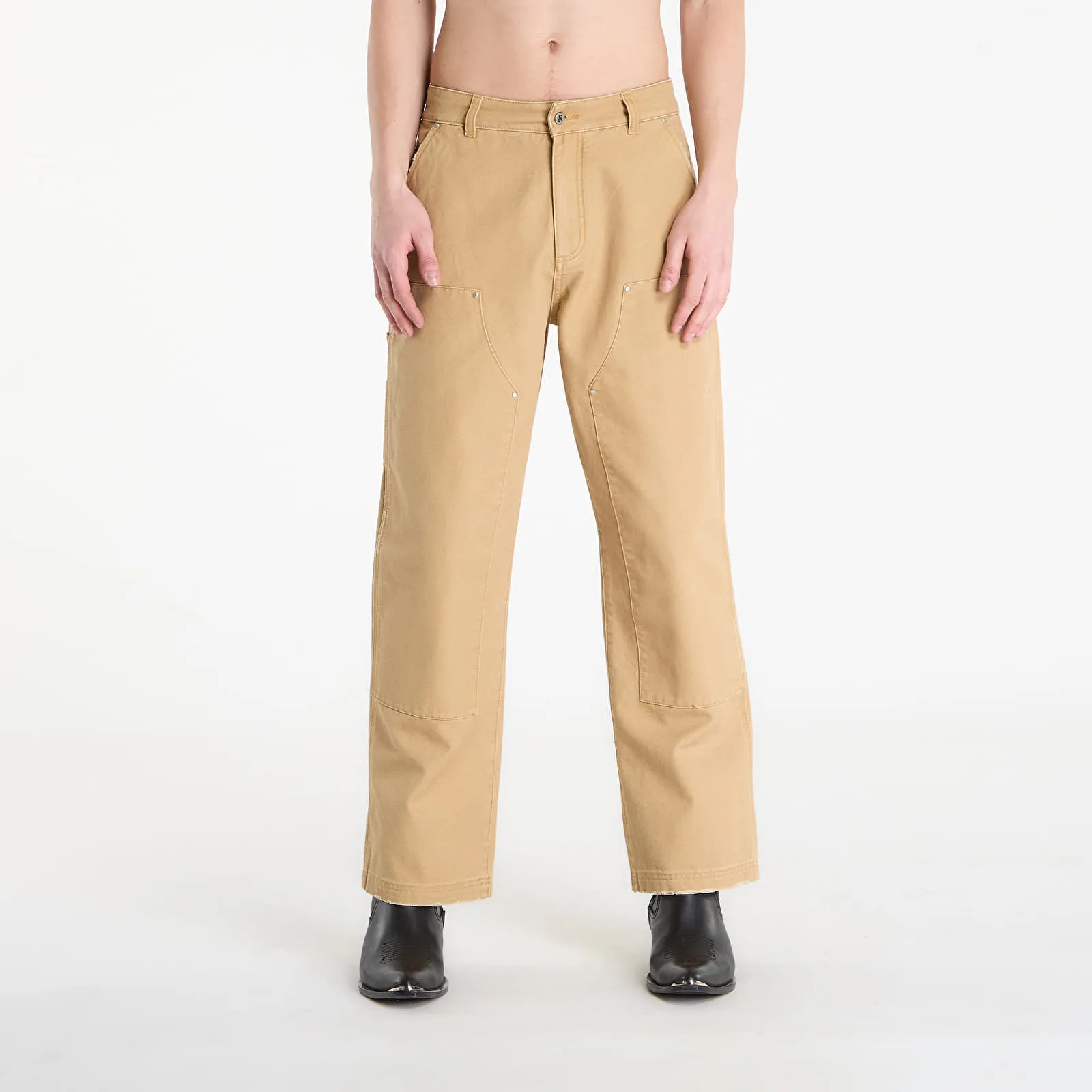 Панталони REPRESENT Worker Pant Washed Tan XL – Мъжки панталони