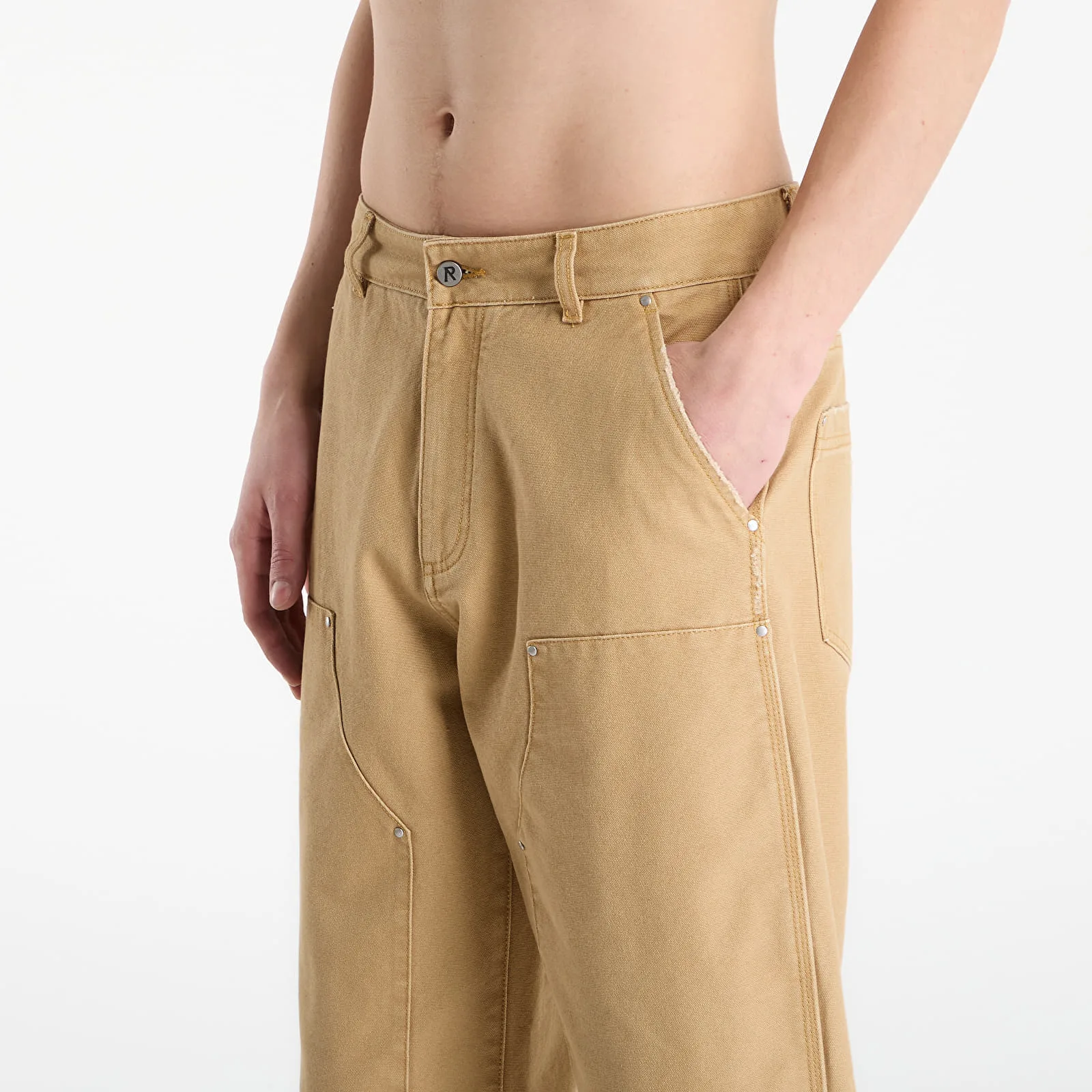 Панталони REPRESENT Worker Pant Washed Tan XL – Мъжки панталони