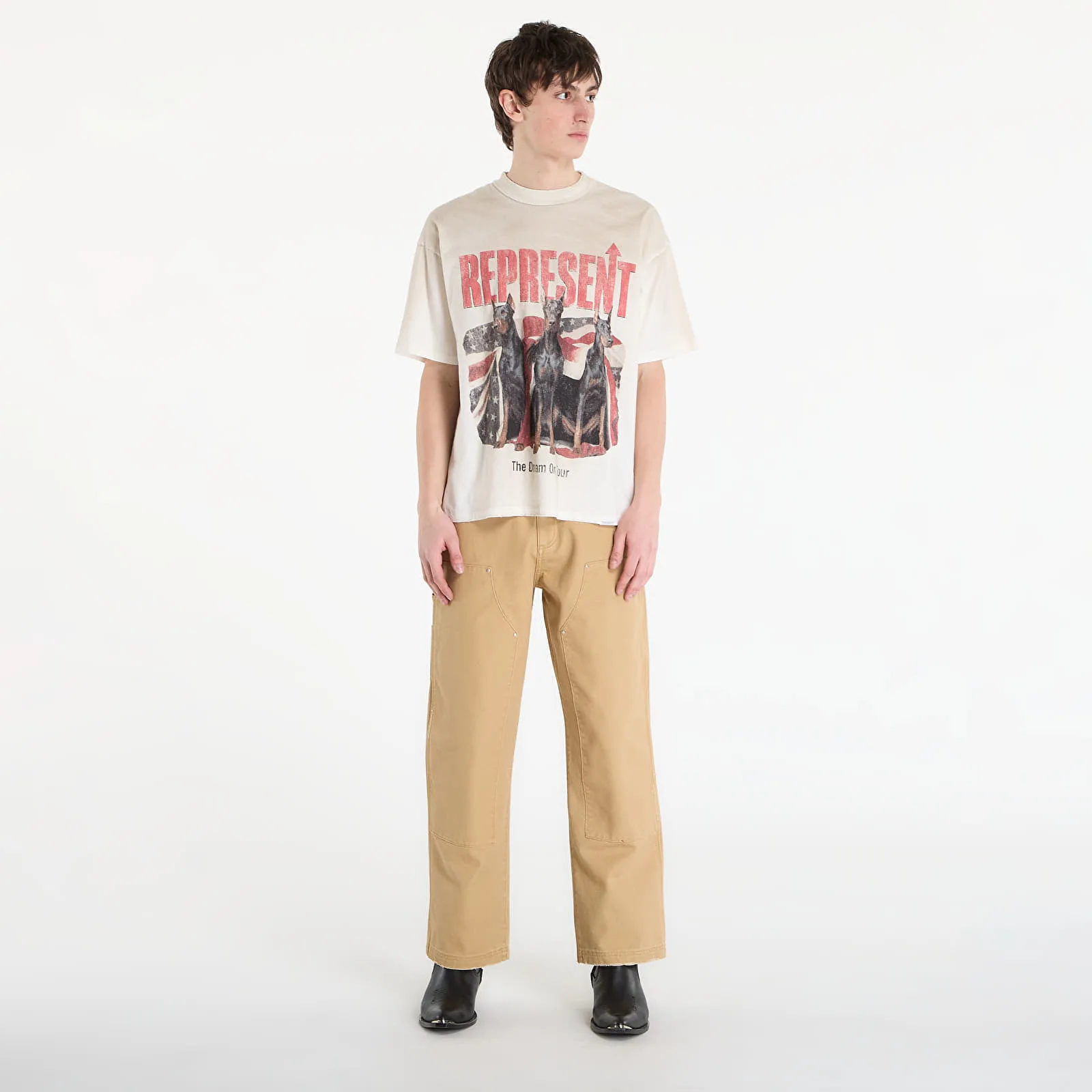 Панталони REPRESENT Worker Pant Washed Tan XL – Мъжки панталони