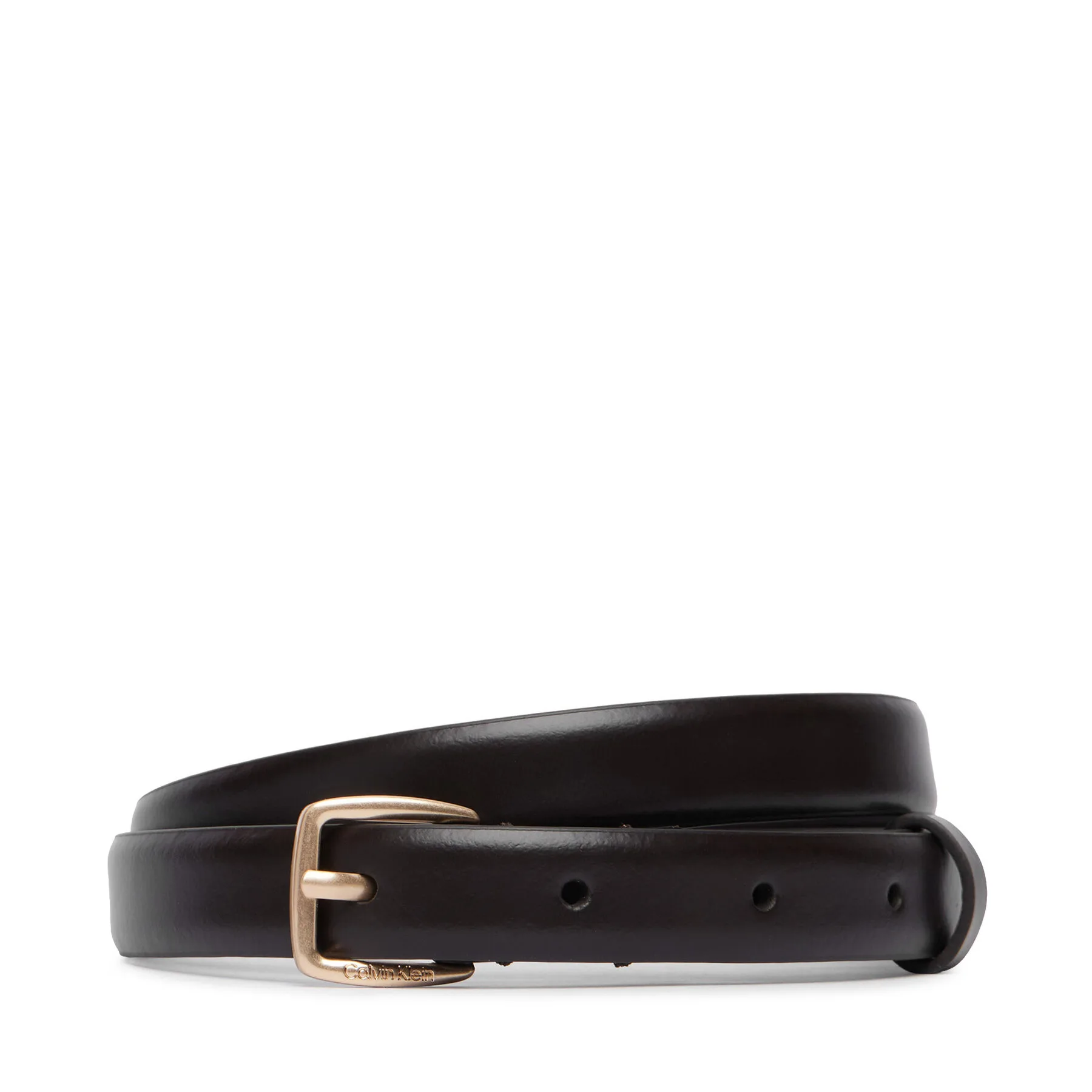 Дамски колан Calvin Klein Essential Buckle тъмнокафяв – Дамски колани