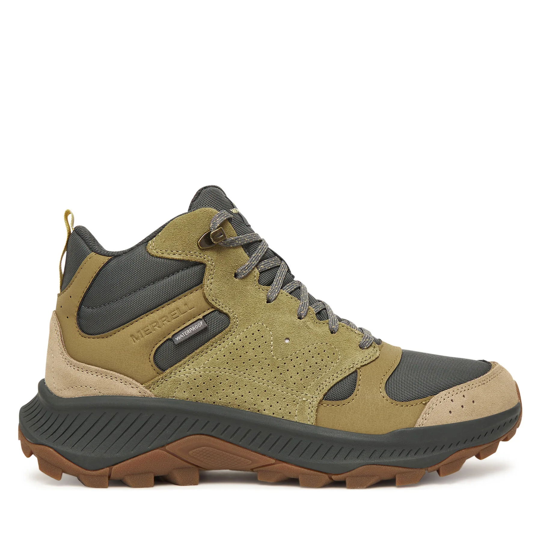 Туристически Merrell Tempo Sol Mid J038941 Зелен – Мъжки високи трекинг обувки