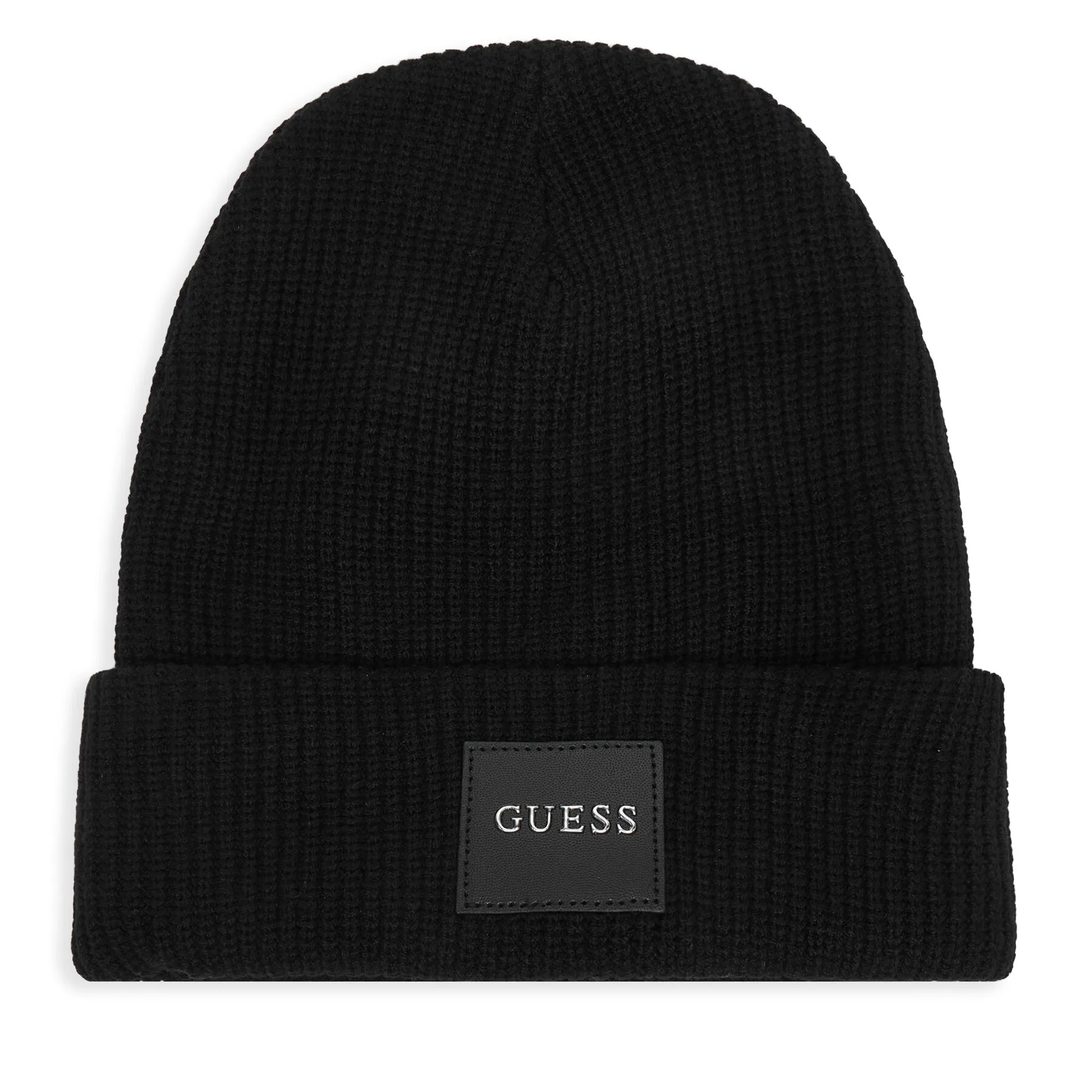 Мъжка зимна шапка Guess тъмносива – Зимни шапки