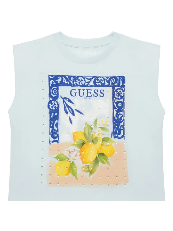 Детски потник Guess K8HM4 светлосин – Детски топове