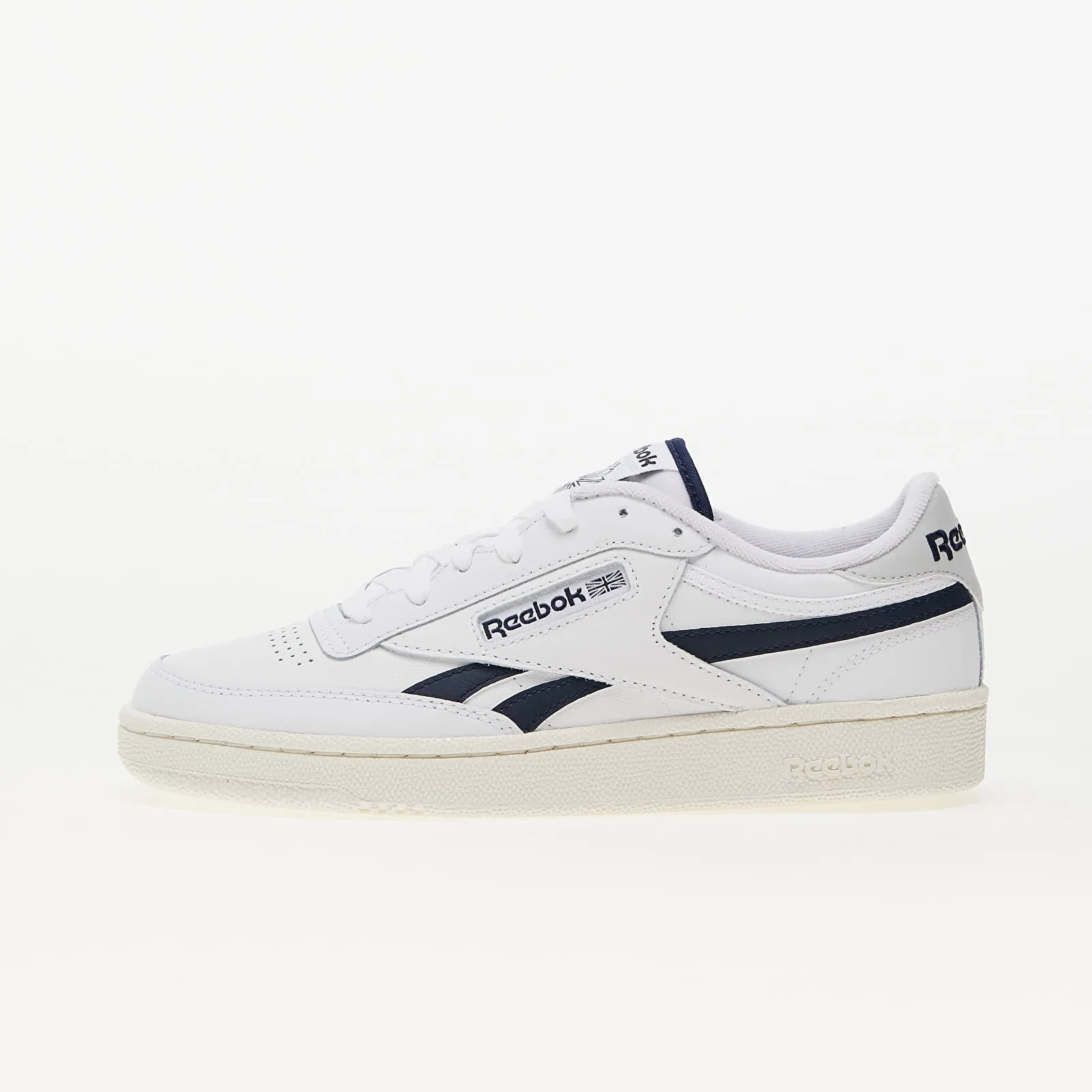 Сникърси Reebok Club C Revenge Ftw White/ Chalk/ Vector Navy EUR 34.5 – Ftw White|Chalk|Vector Navy – Мъжки кецове