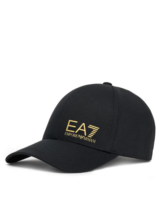 EA7 Emporio Armani Шапка с козирка 7X000005 AF11989 MC021 Черен – Шапки с козирка
