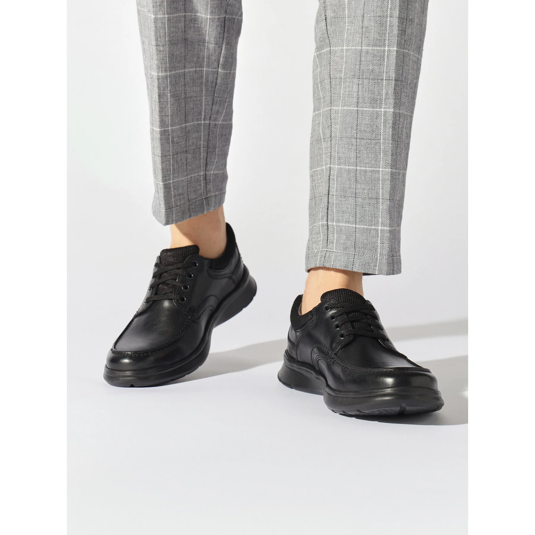 Мъжки обувки Clarks Cotrell Edge черни – Черен – Мъжки ежедневни затворени обувки