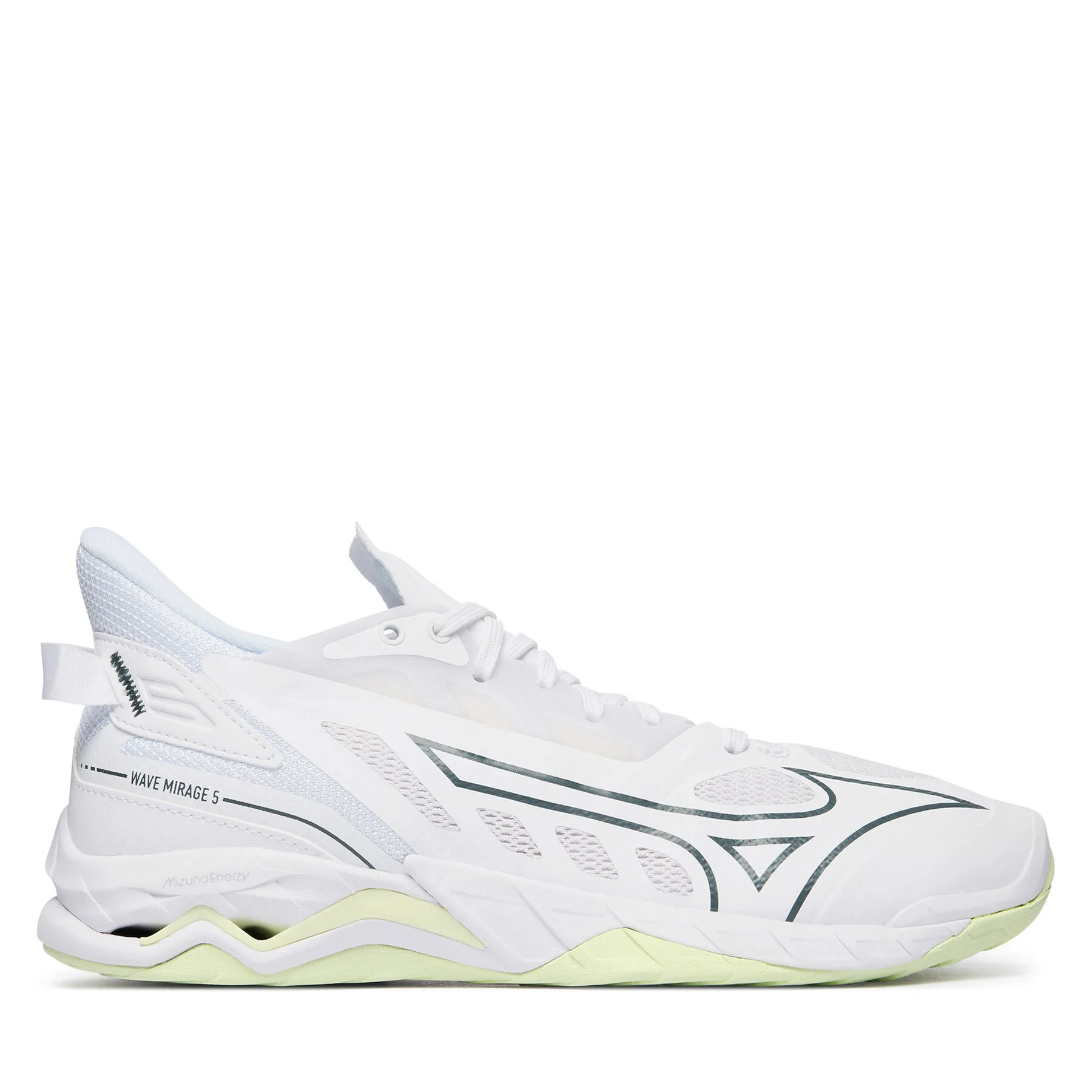 Обувки за зала Mizuno Wave Mirage 5 X1GB2350 Бял – Обувки за спортове на закрито