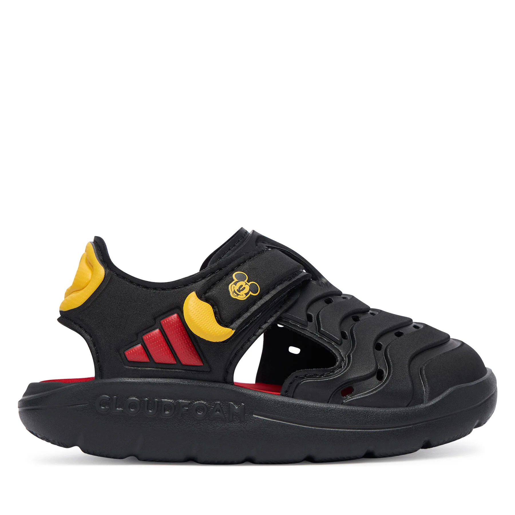 Детски сандали adidas Disney Mickey Mouse черни – Черен – Сандали за момчета