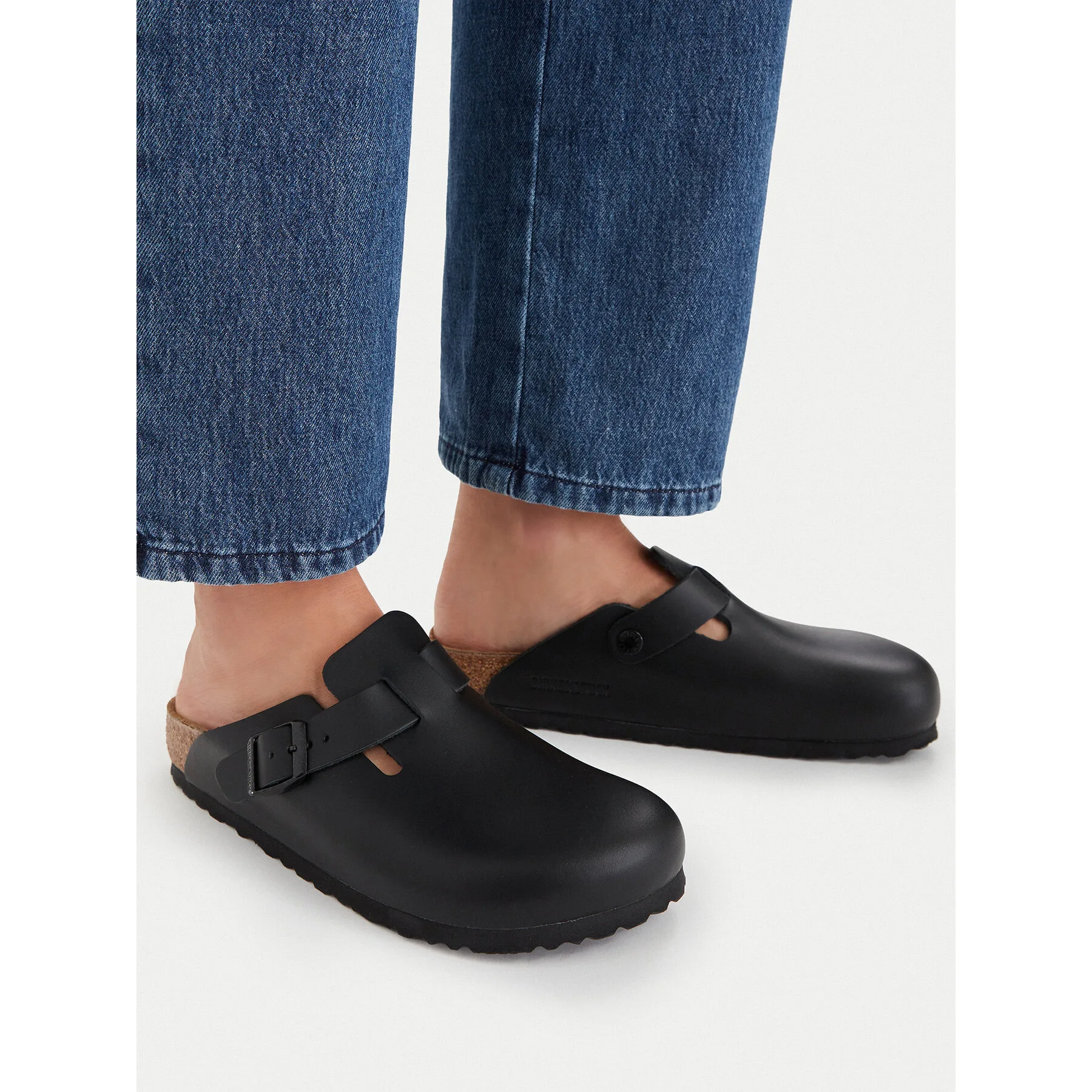 Чехли Birkenstock Boston Bs 0060193 Черен – Дамски чехли