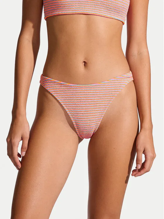 Banana Moon Долнище на бански Naida Neonstrip JXL83 Розов – Дамски бикини бански