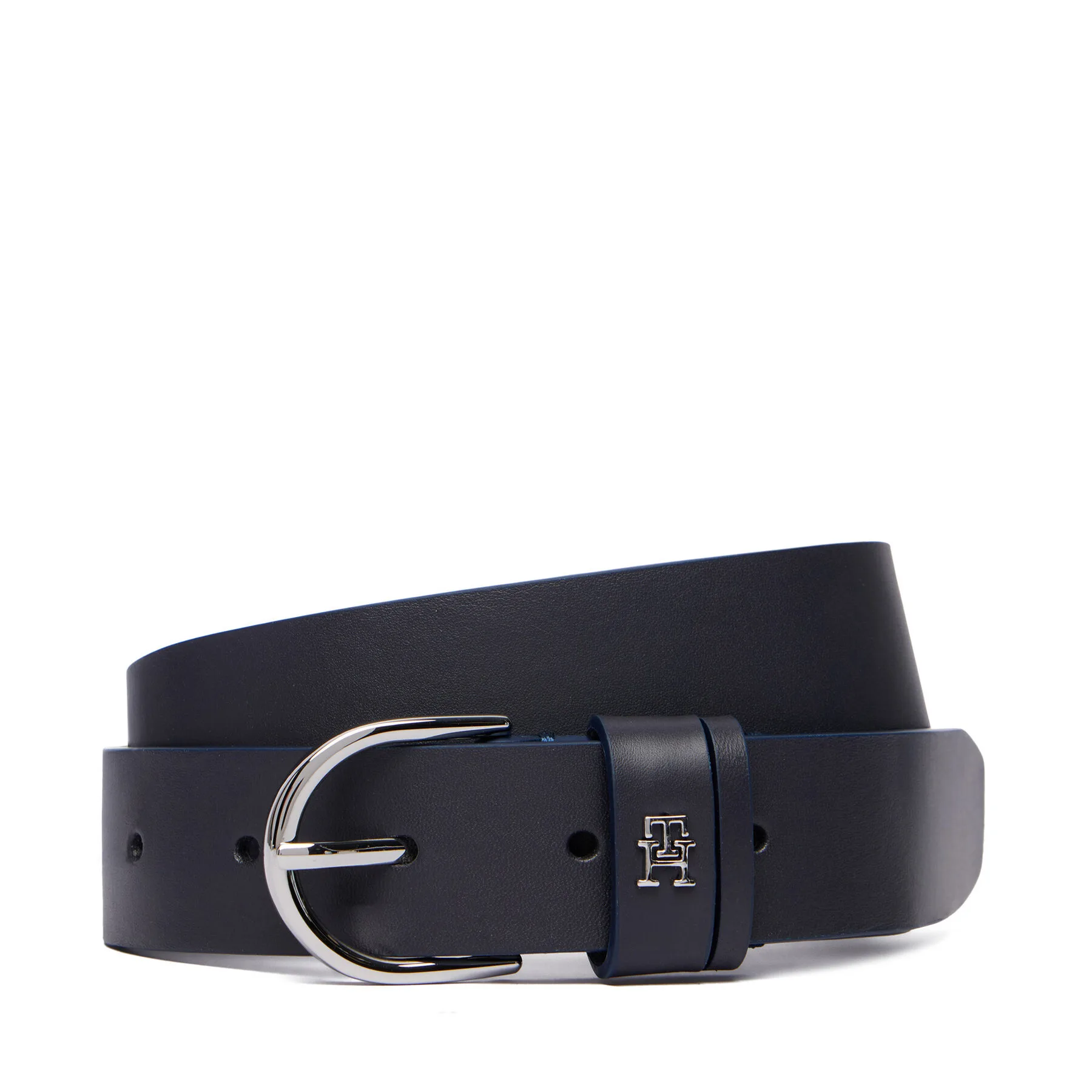 Колан Tommy Hilfiger Essential Effortless 3.0 Sv AW0AW18688 Тъмносин – Дамски колани
