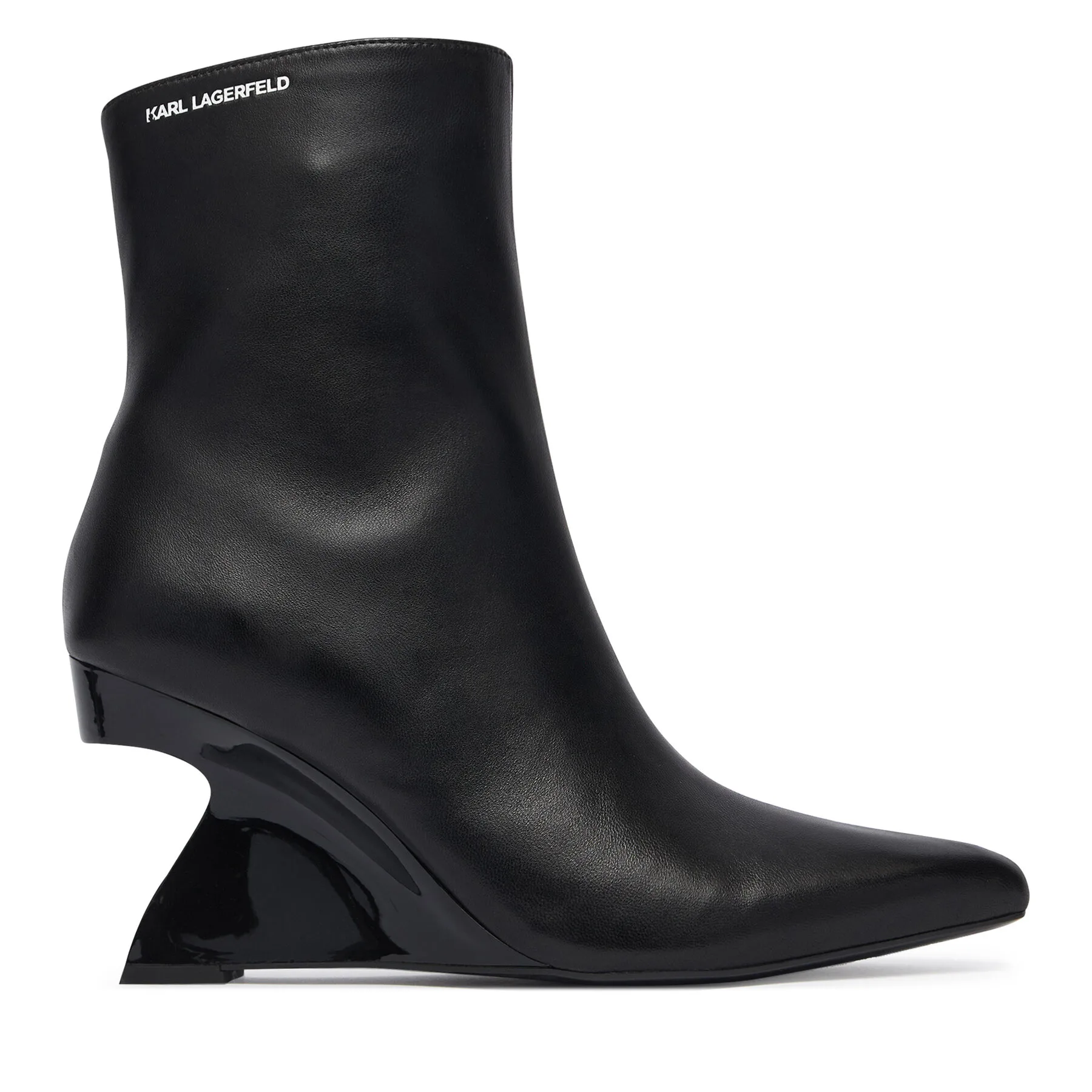 Боти KARL LAGERFELD Waverly KL34645 Черен – Дамски боти на ток
