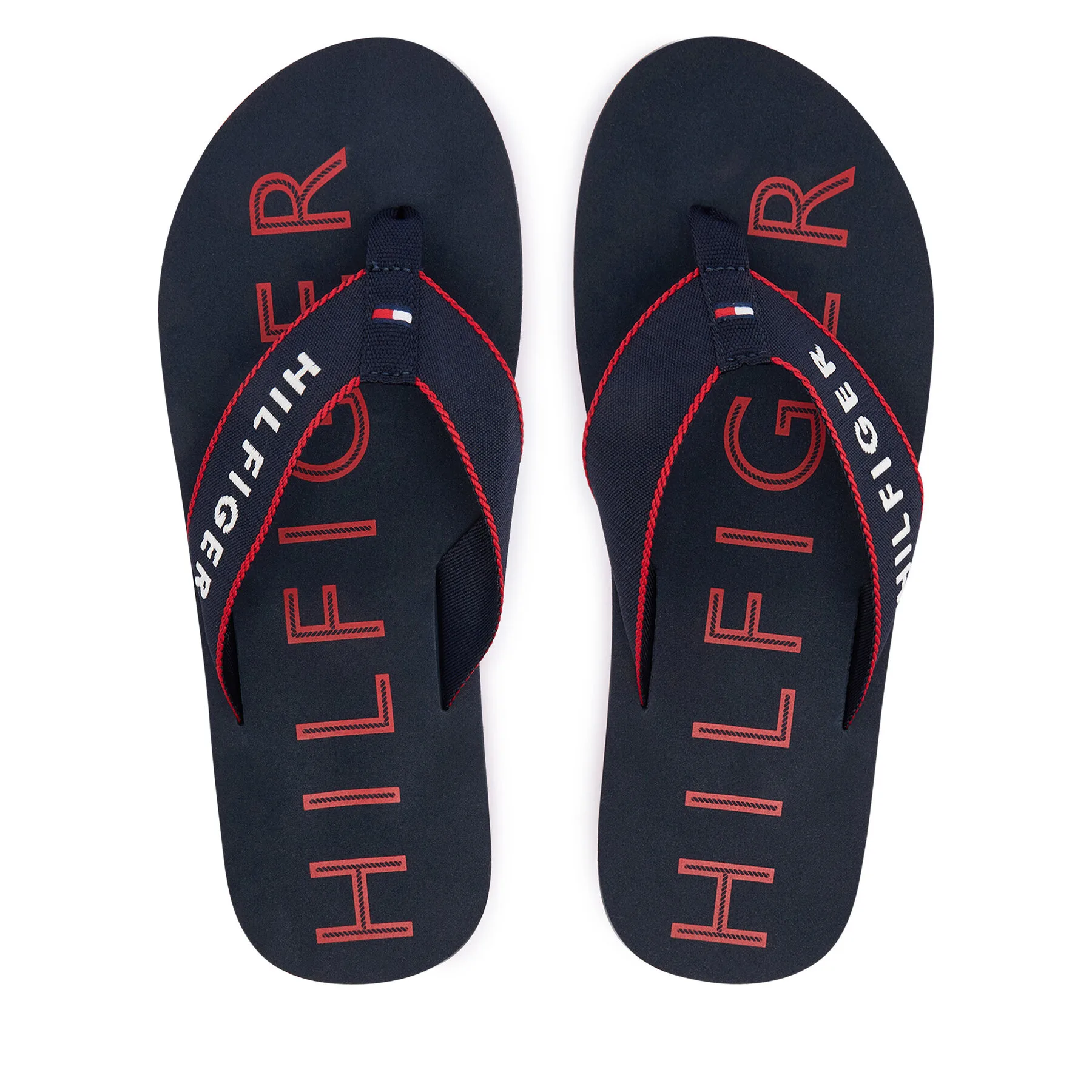 Джапанки Tommy Hilfiger Sporty Hilfiger Beach Sandal FM0FM05913 Тъмносин – Мъжки джапанки