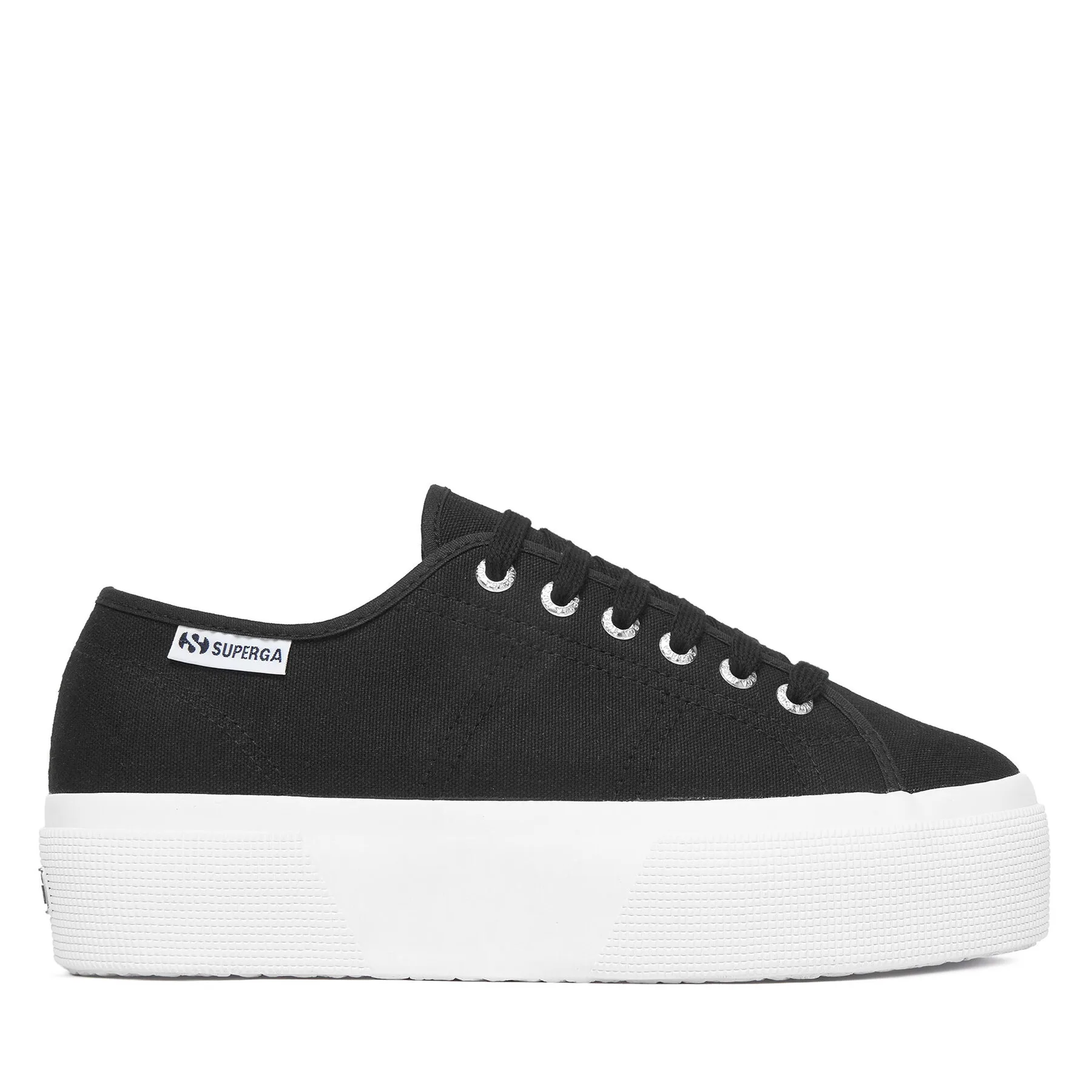 Дамски кецове Superga Platform черни – Черен – Дамски ниски кецове