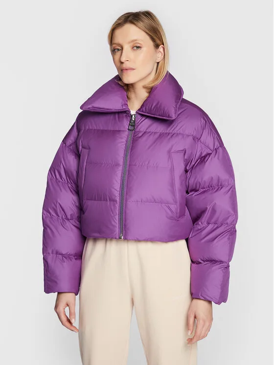 Marc O'Polo Пухено яке 209 0808 70007 Виолетов Oversize – Дамски пухени якета