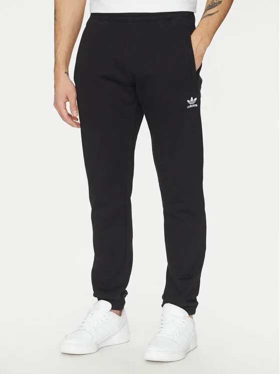 adidas Долнище анцуг Trefoil Essentials JD2422 Черен Slim Fit – Мъжки спортни панталони