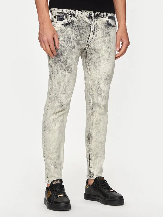 Мъжки дънки Versace Jeans Couture бели – Бял – Мъжки skinny дънки