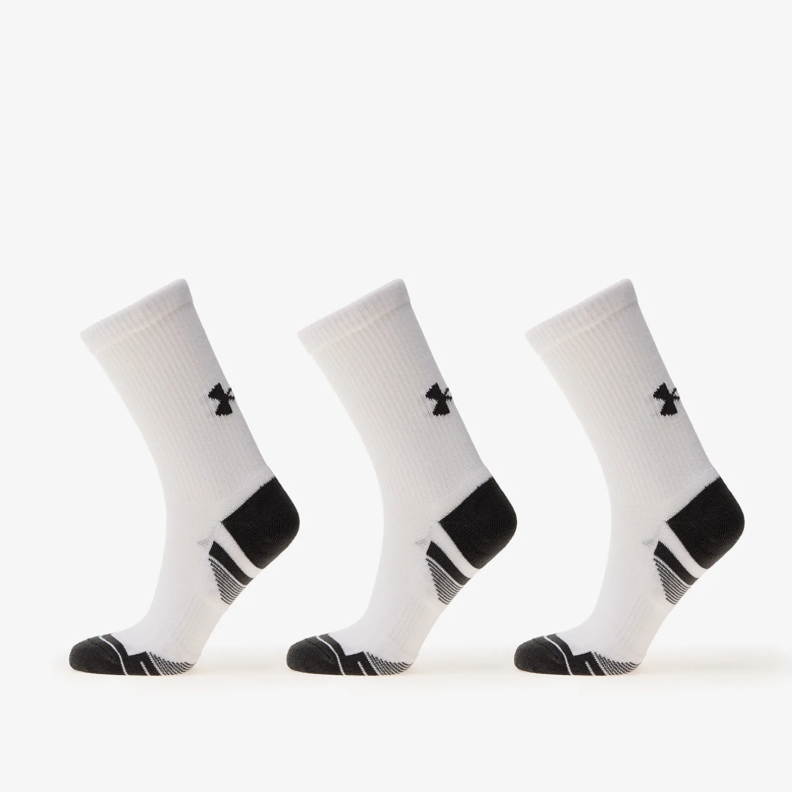Чорапи Under Armour Performance Tech 3-Pack Crew White L – Мъжки чорапи
