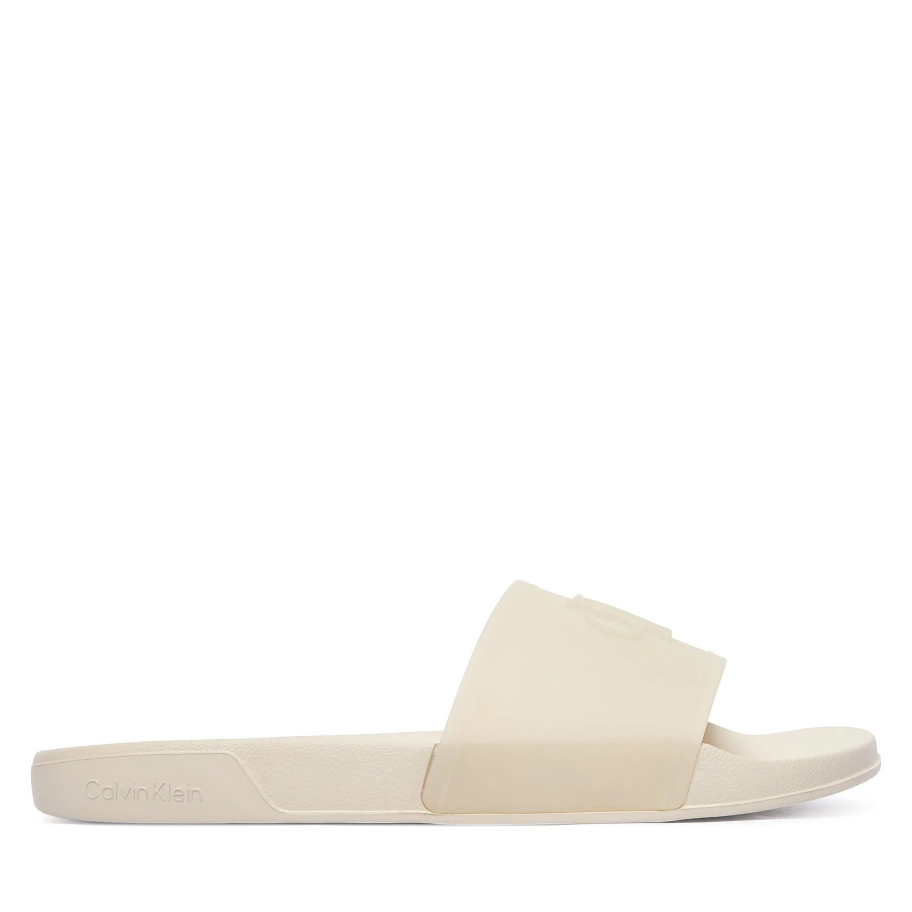 Чехли Calvin Klein Ess Slide Tpu HW0HW02959 Кремав – Дамски чехли