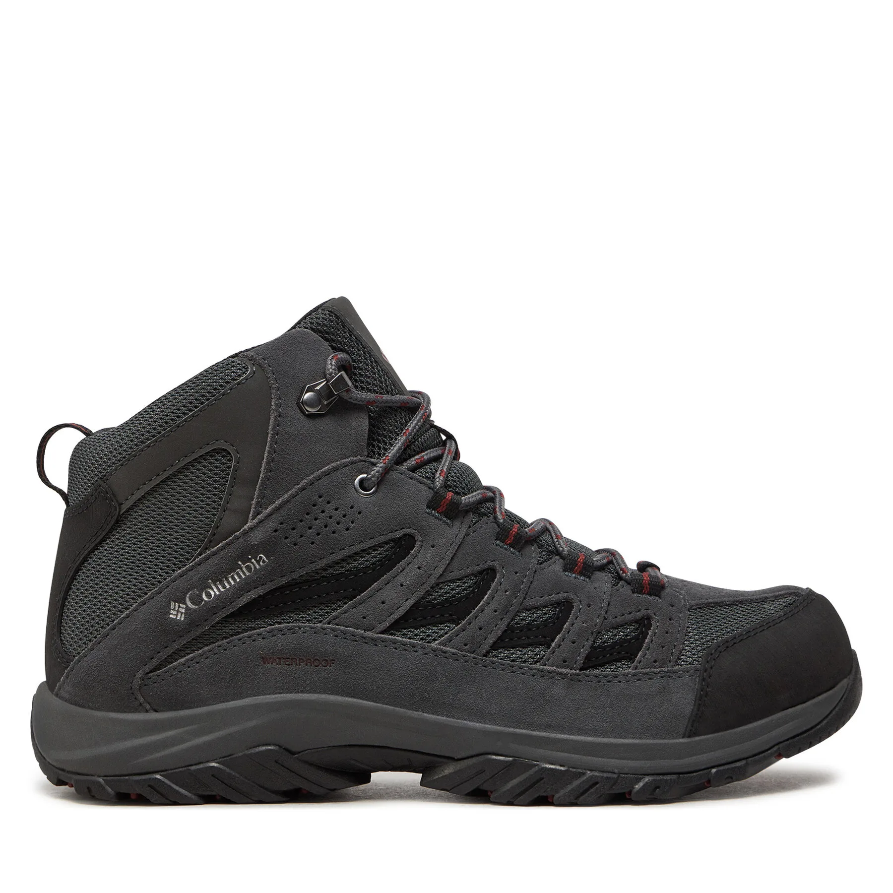 Мъжки високи туристически обувки Columbia Crestwood Mid Waterproof сиви – Мъжки високи трекинг обувки