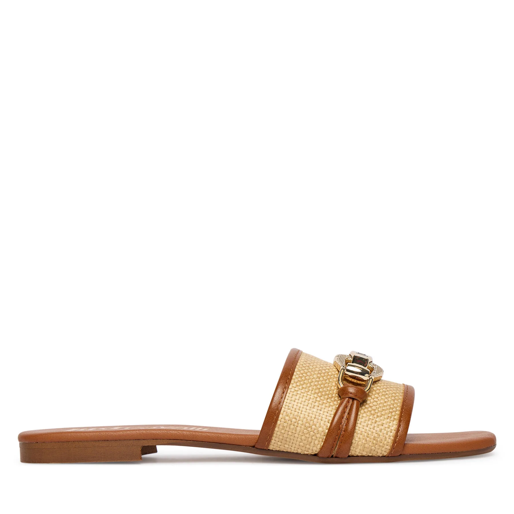 Чехли Just Cavalli 80RA3S81 ZSE61 Кафяв – Дамски чехли