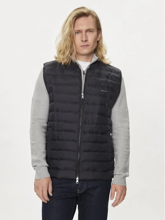 Gant Елек 7006301 Черен Regular Fit – Мъжки елеци