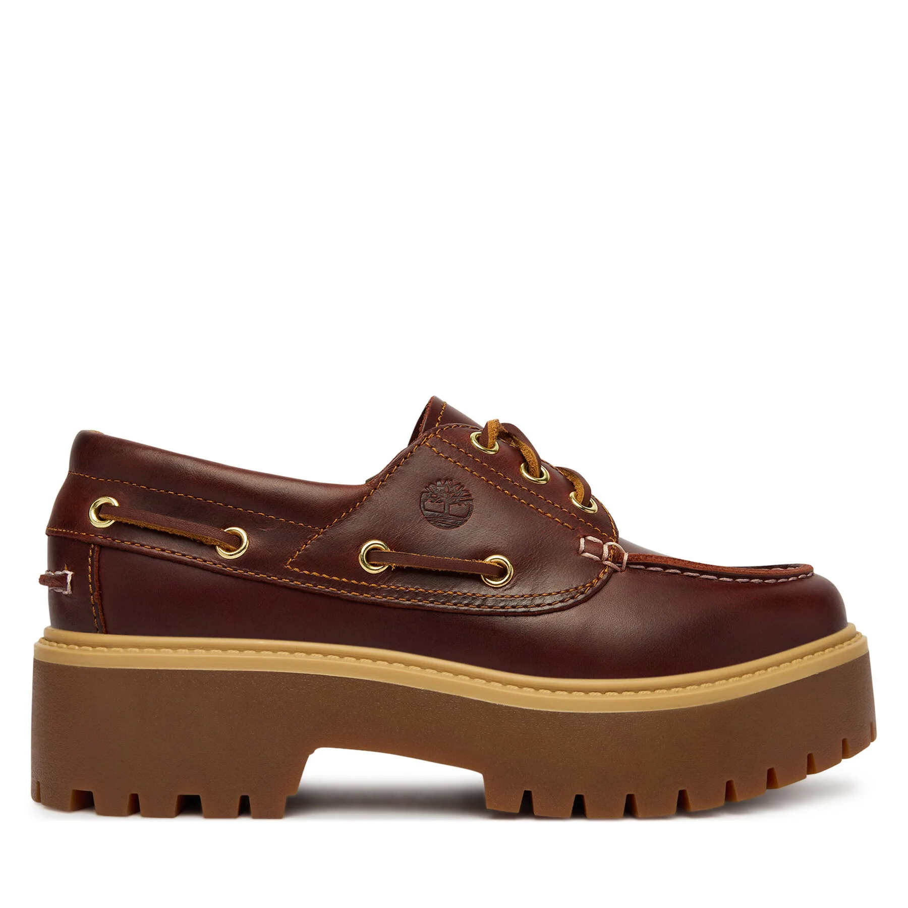Дамски лоуфъри Timberland Stone Street Boat кафяви