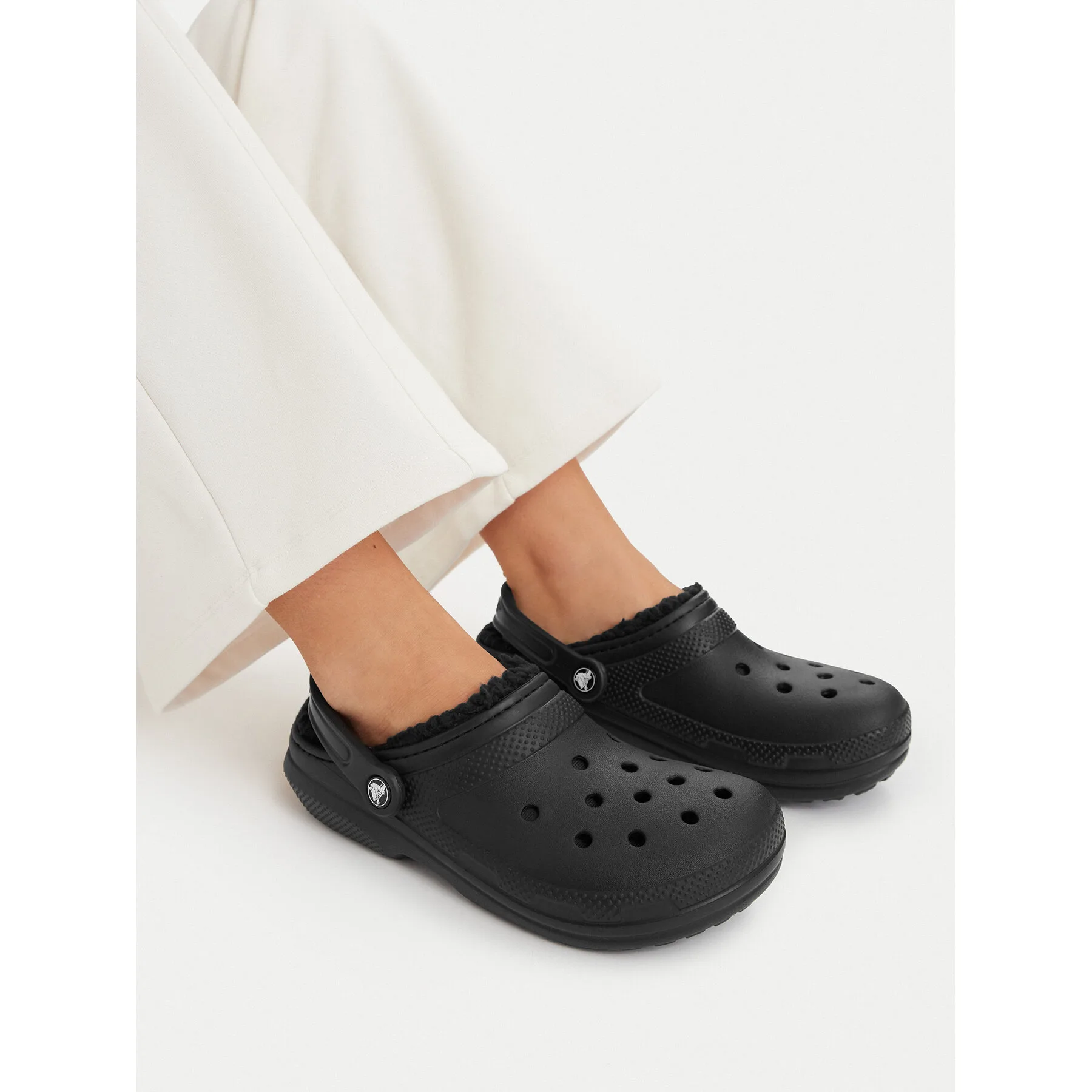 Чехли Crocs Classic Lined Clog 203591 Черен